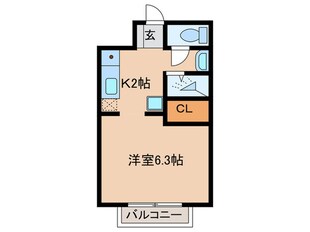 シャルムスズキの物件間取画像